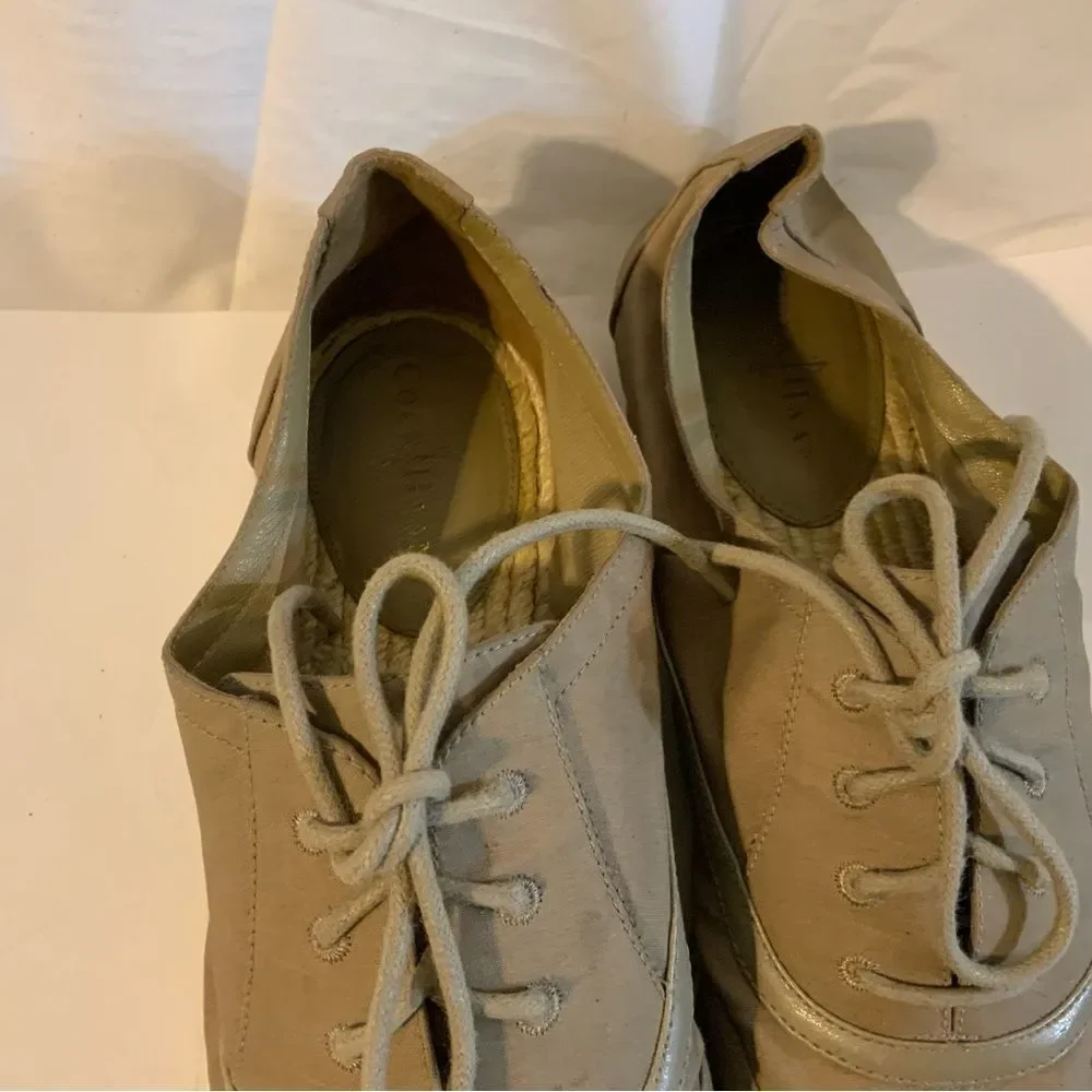 Nice cloth shoes by Cole Haan in size 8.5B lace up
